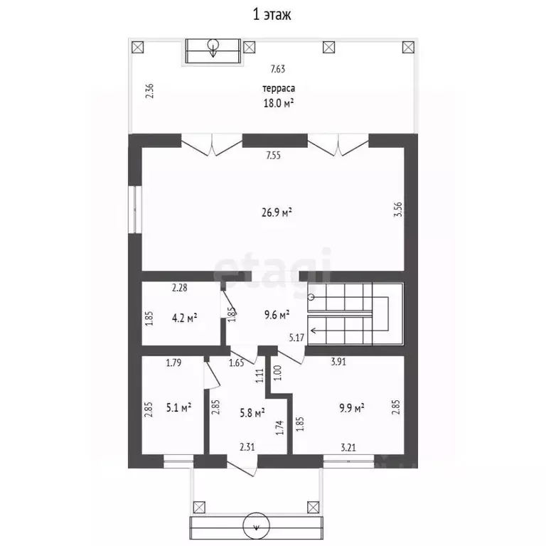 Дом в Владимирская область, Муром с. Ковардицы, ул. 4-я Лесная, 9 (135 ... - Фото 2