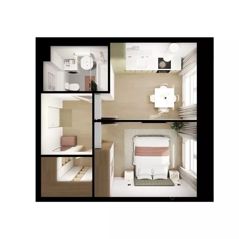 1-к кв. Москва Люблинский парк жилой комплекс, к18-20 (33.6 м) - Фото 1