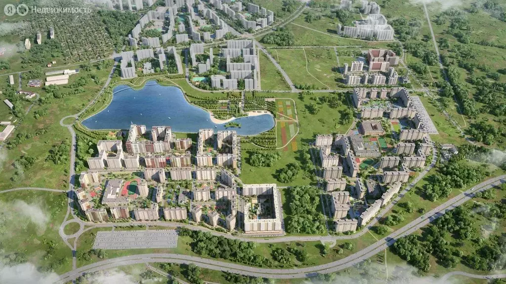 1-комнатная квартира: Люберцы, микрорайон Зенино ЖК Самолёт, Озёрная ... - Фото 2