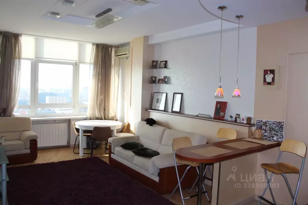 1-к кв. Москва Ленинградский просп., 76К3 (50.5 м) - Фото 1