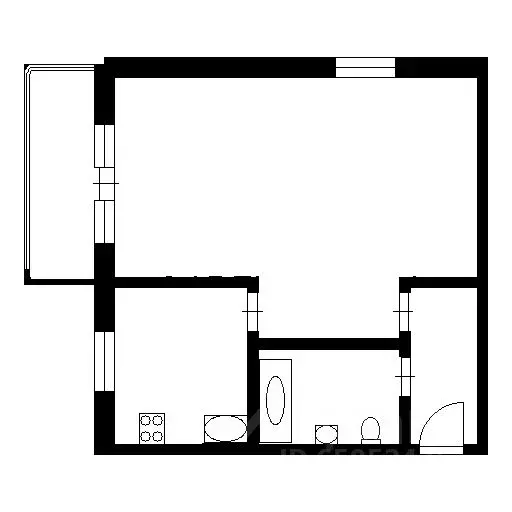 1-к кв. Челябинская область, Челябинск ул. Барбюса, 15 (32.0 м) - Фото 2