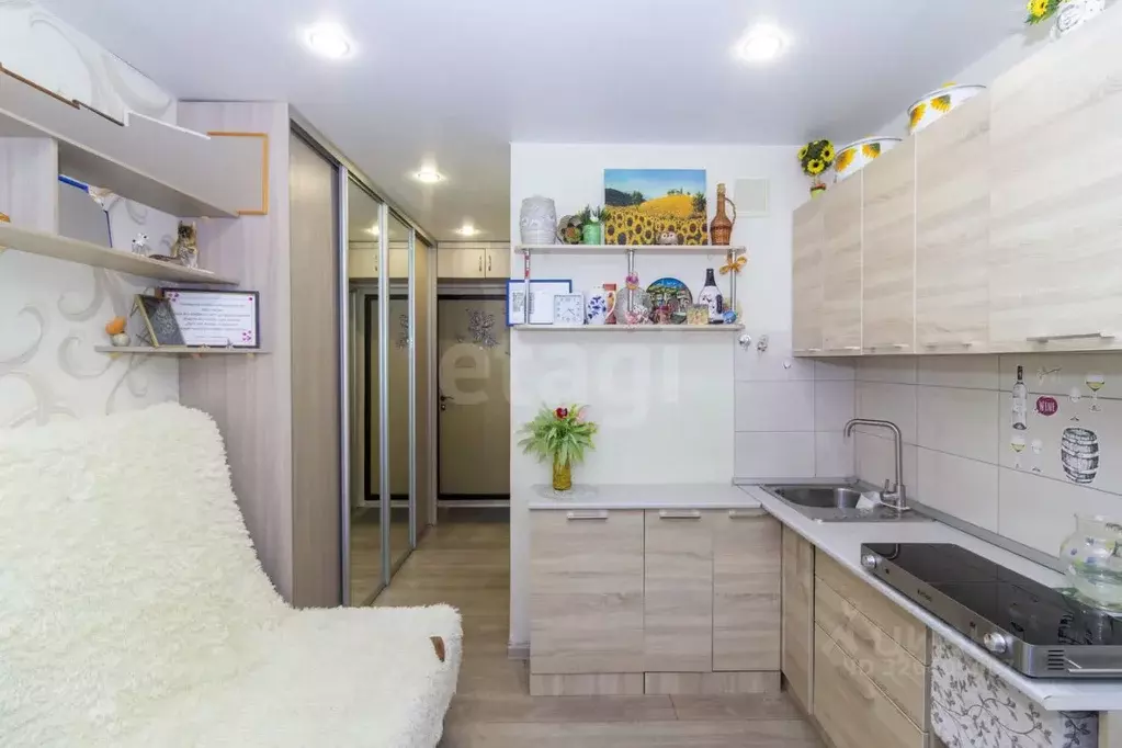 Студия Тюменская область, Тюмень ул. Новоселов, 115 (15.7 м) - Фото 1