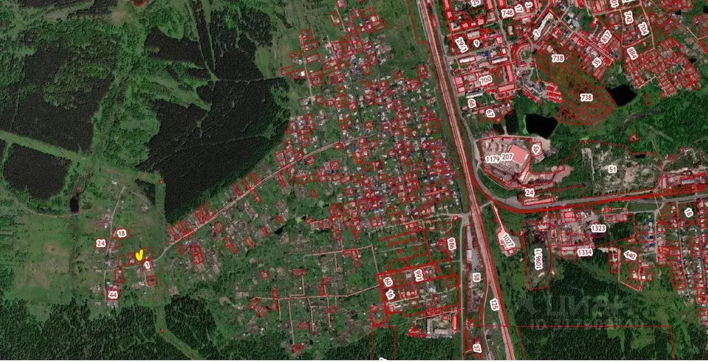 Участок в Кемеровская область, Анжеро-Судженск Кожзаводская ул., 37А ... - Фото 1
