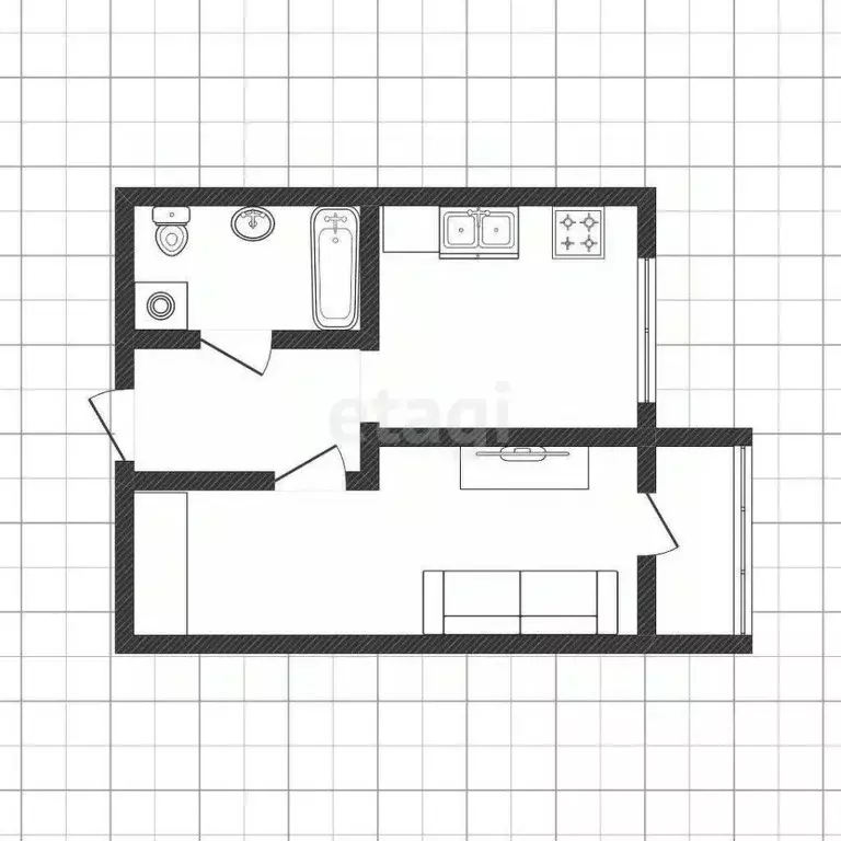 2-к кв. Костромская область, Кострома пос. Первомайский, ул. Боровая, ... - Фото 2