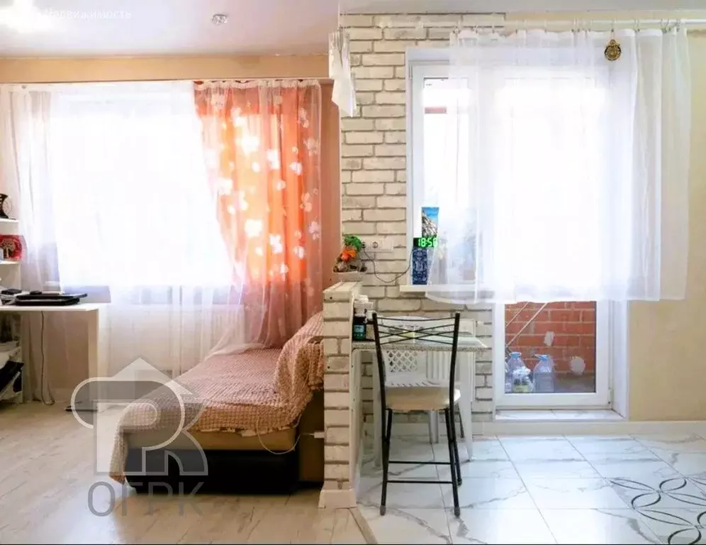 Квартира-студия: деревня Щемилово, улица Орлова, 26 (33 м) - Фото 1