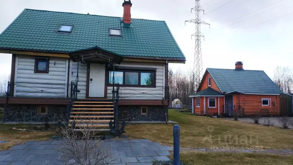 Дом в Карелия, Прионежский район, пос. Шуя ул. Островная (100 м) - Фото 1
