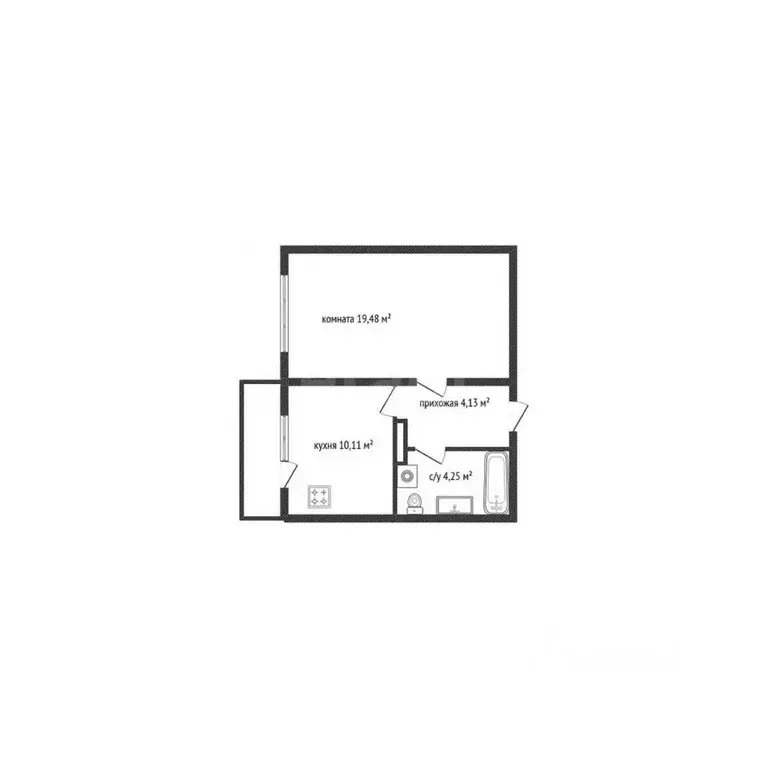 1-к кв. Краснодарский край, Краснодар ул. Имени 40-летия Победы, 33/10 ... - Фото 2