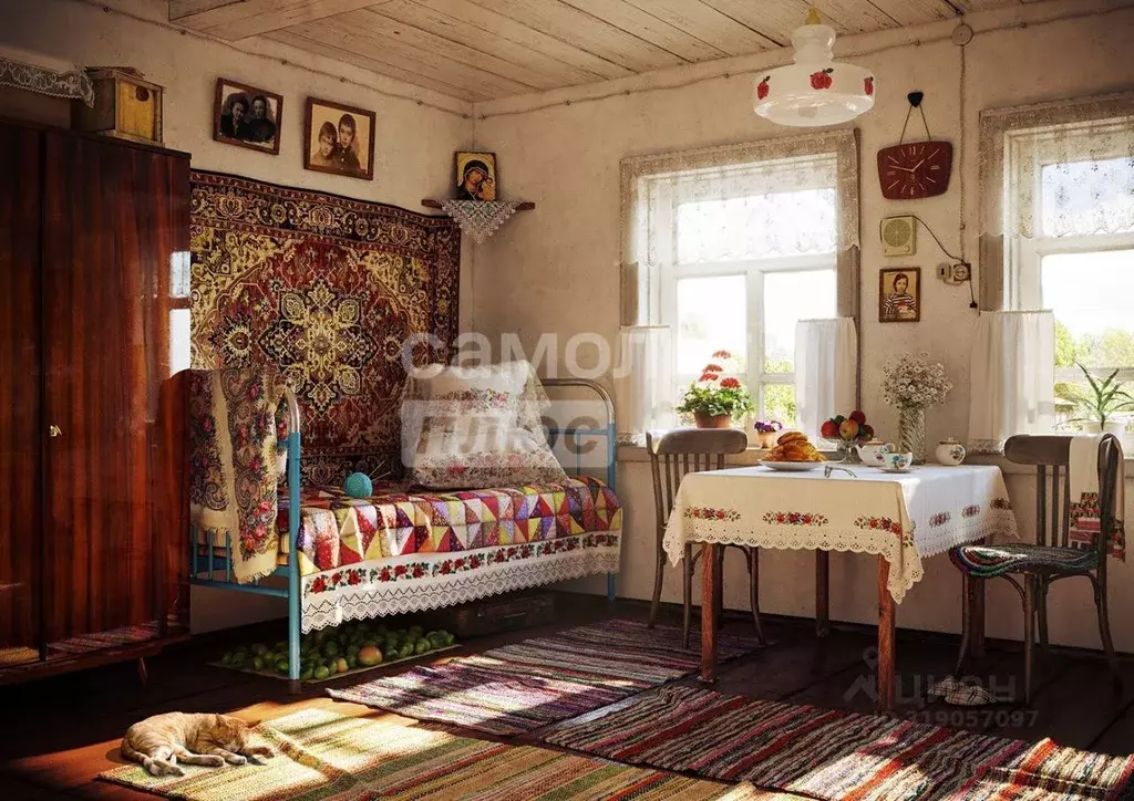 Дом в Курская область, Конышевский район, Наумовский сельсовет, д. ... - Фото 1