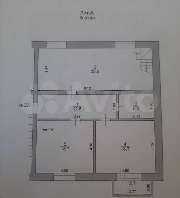 4-к. квартира, 182 м, 5/6 эт. - Фото 0