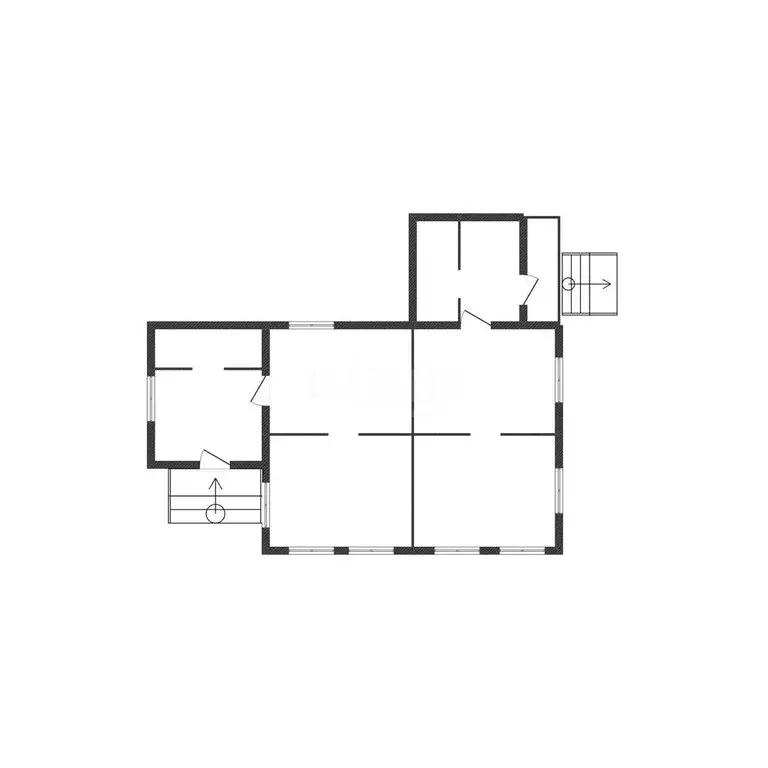 Дом в село Песчанка, Заводская улица (42.7 м) - Фото 1