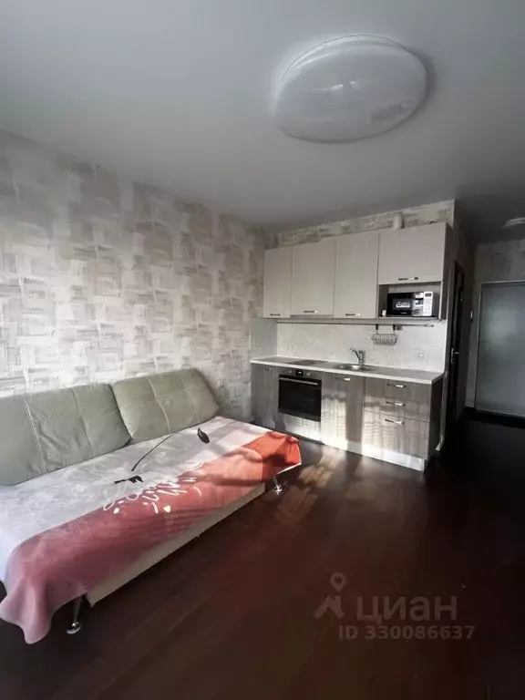 Студия Москва пос. Коммунарка, ул. Бачуринская, 7к1 (28.0 м) - Фото 1