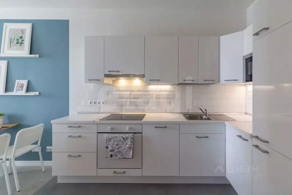 2-к кв. Санкт-Петербург наб. Реки Смоленки, 35к1 (55.5 м) - Фото 1