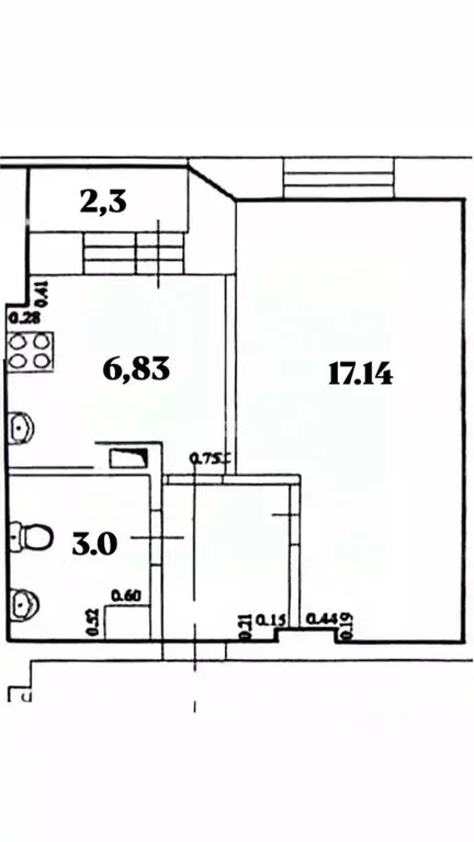 1-к кв. Башкортостан, Уфа Бакалинская ул., 64/3 (31.4 м) - Фото 2