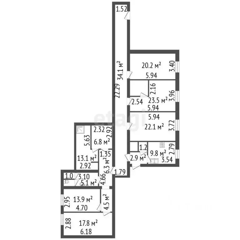 Помещение свободного назначения в Санкт-Петербург Волковский просп., ... - Фото 2