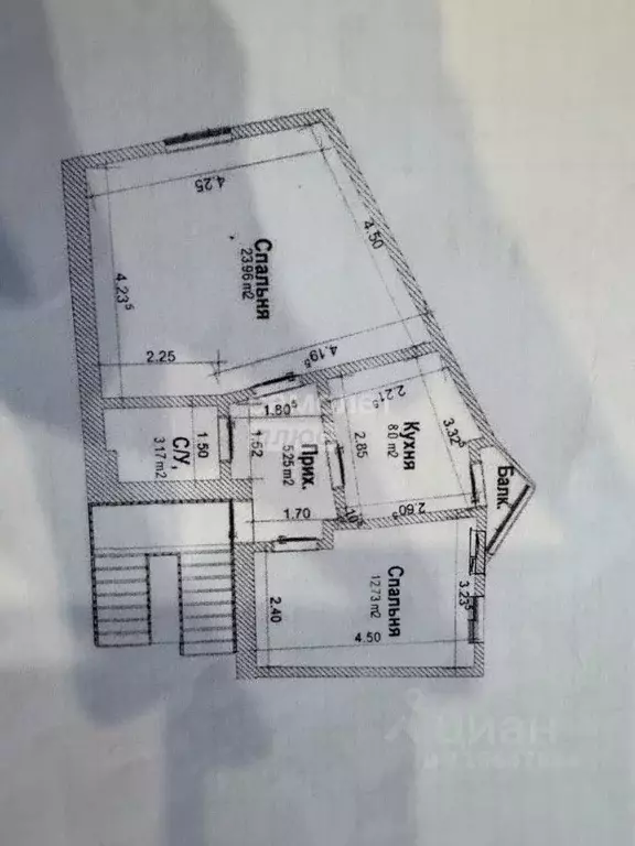 2-к кв. Дагестан, Дербент ул. Сальмана, 53 (53.1 м) - Фото 2