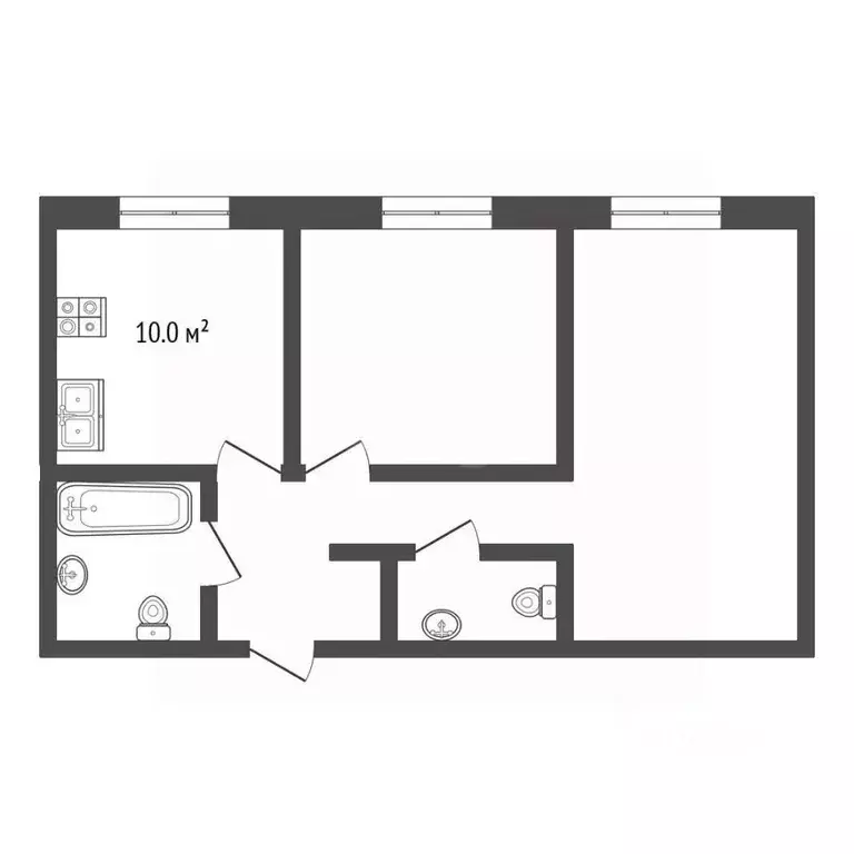 2-к кв. Москва ул. Михайлова, 30Ак3 (50.0 м) - Фото 2
