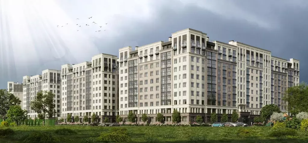 1-к. квартира, 34,8 м, 7/10 эт. - Фото 1
