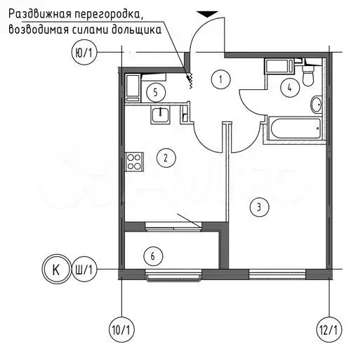 1-к. квартира, 36,2 м, 18/18 эт. - Фото 1