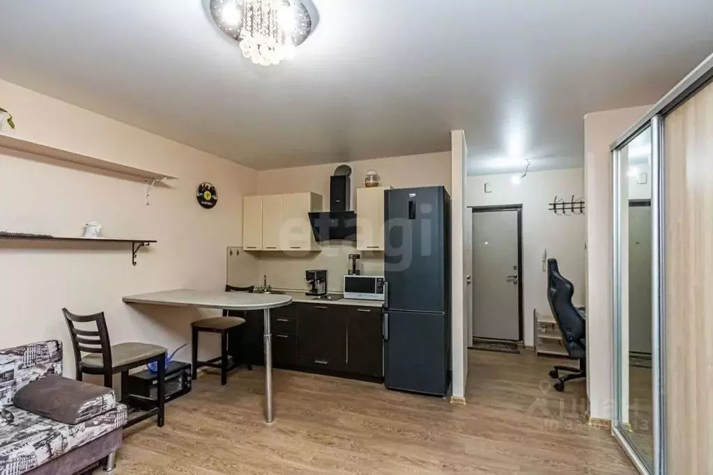 Студия Тюменская область, Тюмень ул. Червишевский Тракт, 47 (26.0 м) - Фото 1