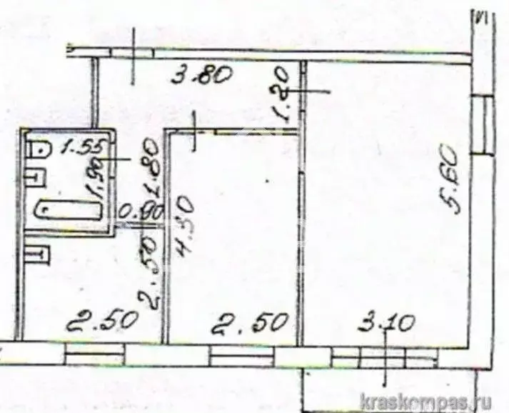 2-к кв. Самарская область, Самара ул. Мичурина, 116А (42.1 м) - Фото 2