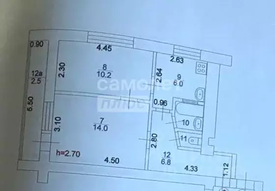 2-к кв. Краснодарский край, Ейск ул. Сергея Романа, 78 (42.6 м) - Фото 1