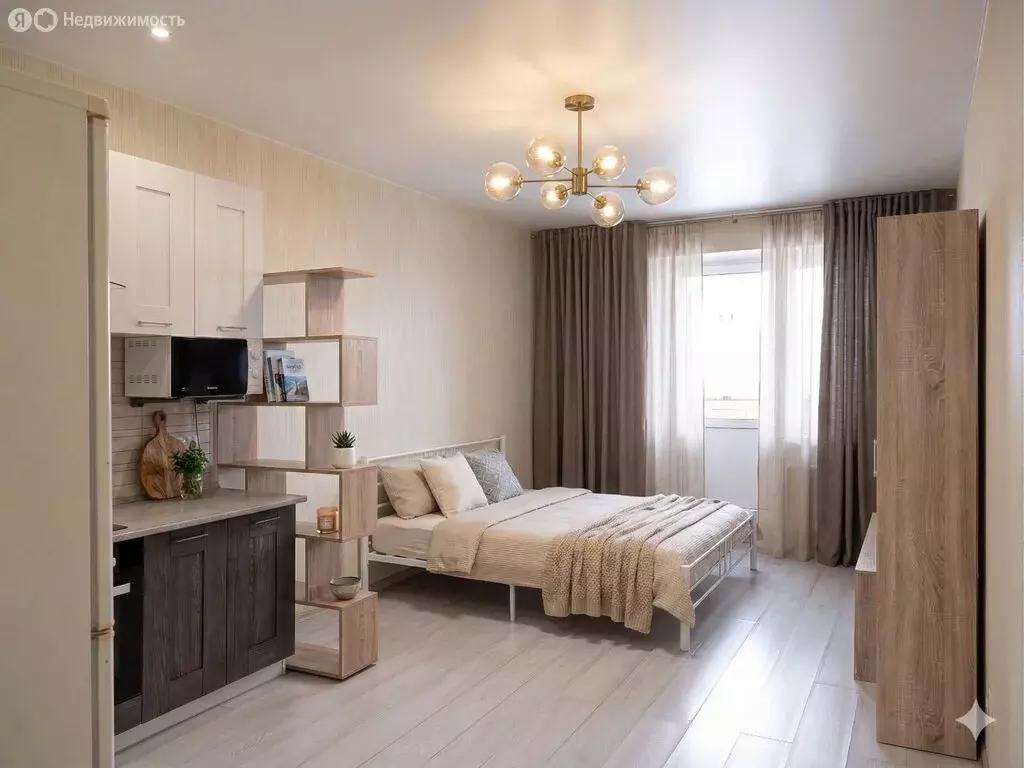 Квартира-студия: посёлок Мебельной Фабрики, Заречная улица, 1 (29.1 м) - Фото 1