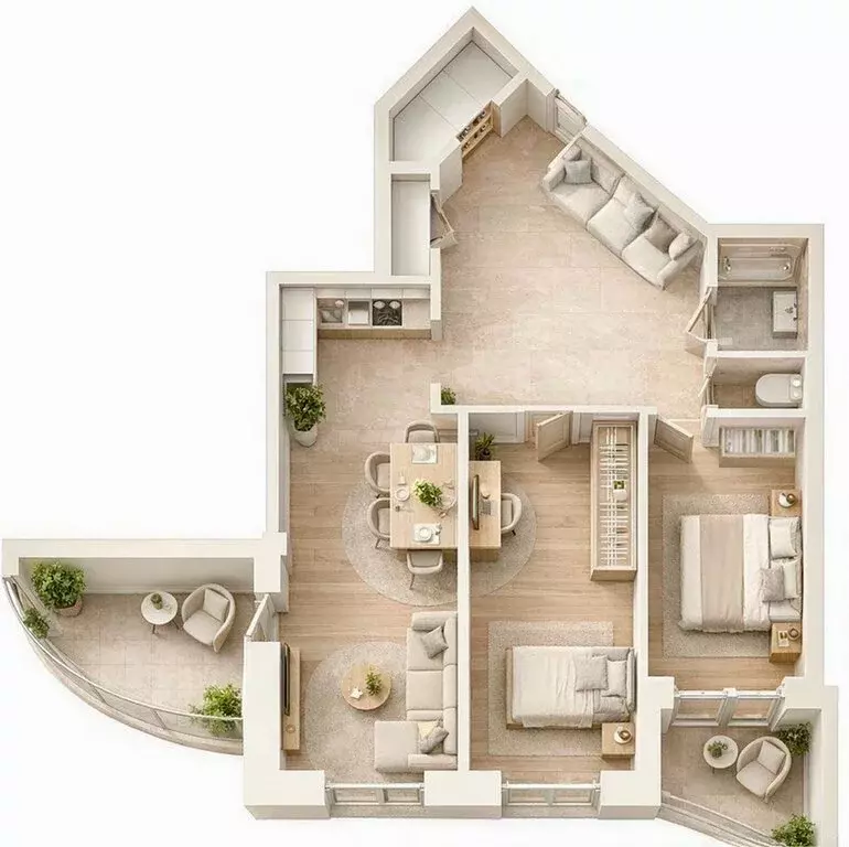 3-комнатная квартира: Абакан, улица Кирова, 112/1 (80 м) - Фото 2