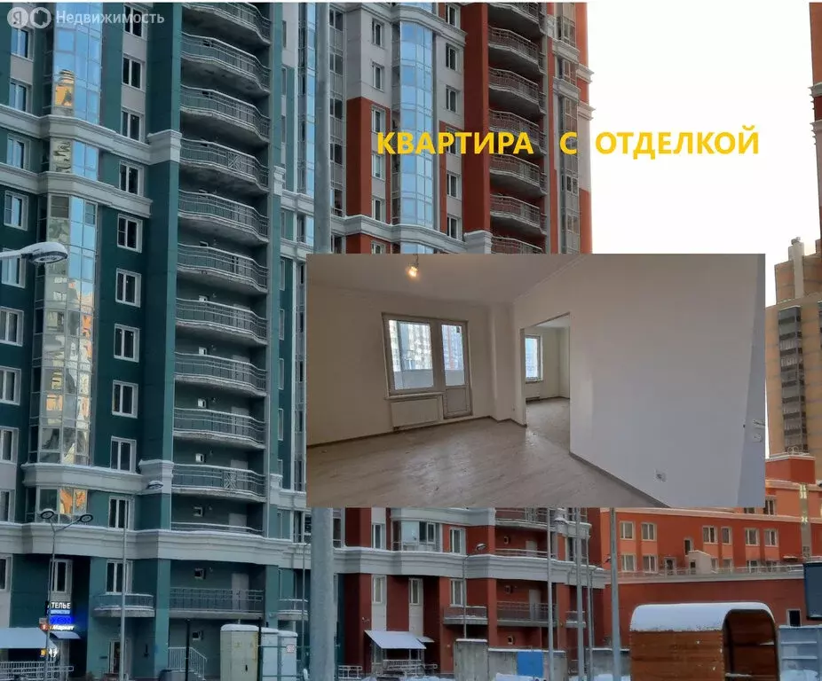 2-комнатная квартира: Санкт-Петербург, улица Кустодиева, 7к1 (77.9 м) - Фото 1