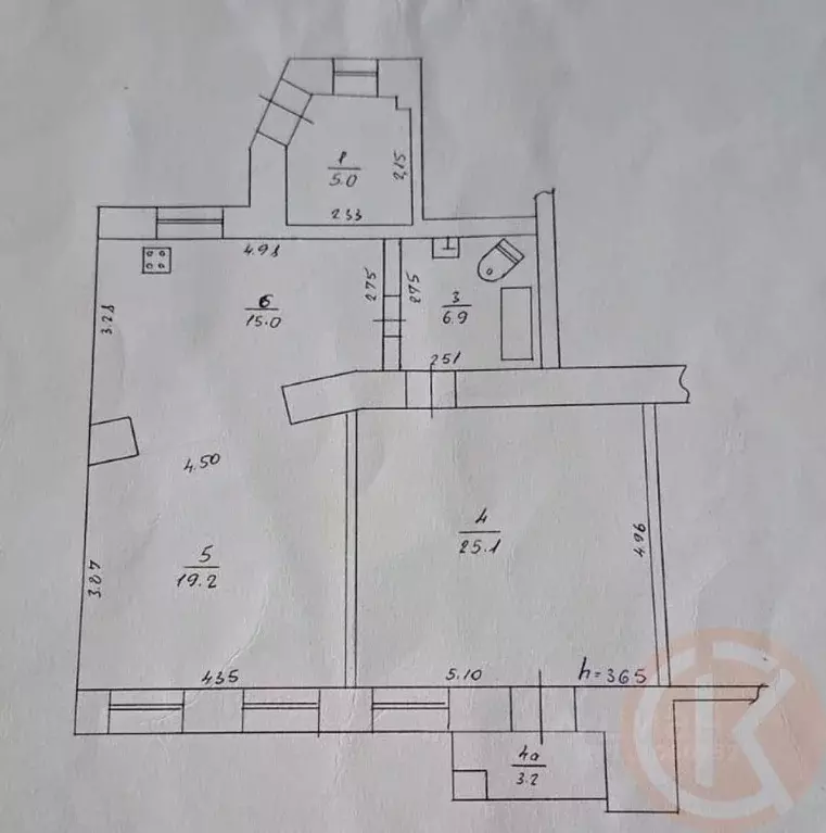 2-к кв. Крым, Евпатория ул. Пушкина, 1 (72.0 м) - Фото 2