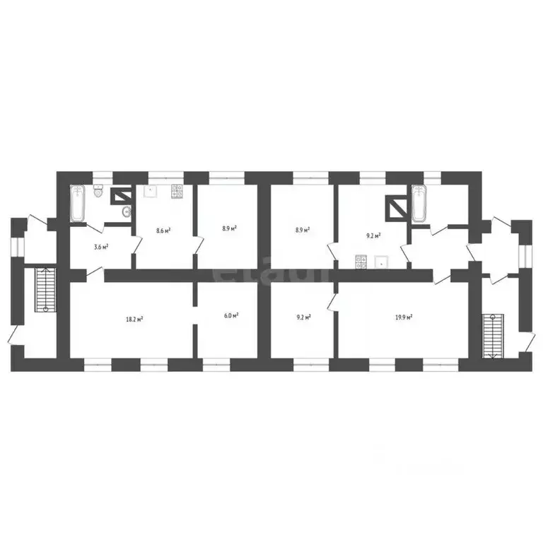 Дом в Воронежская область, Нижнедевицкий район, Верхнетуровское с/пос, ... - Фото 2