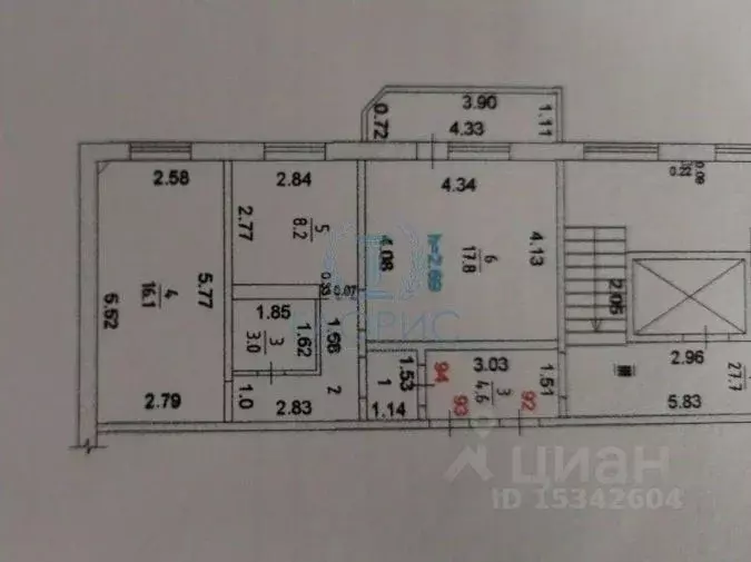 2-к кв. Хакасия, Абакан ул. Кирова, 107к1 (51.1 м) - Фото 1