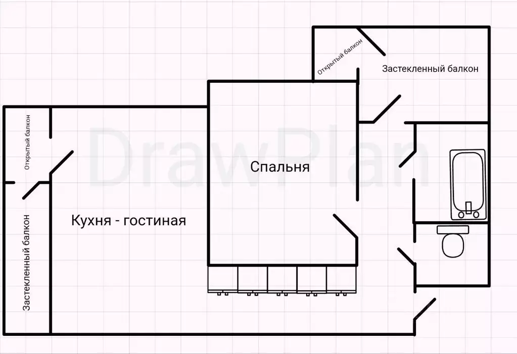 2-к кв. Москва, Москва, Зеленоград к2301 (62.0 м) - Фото 1