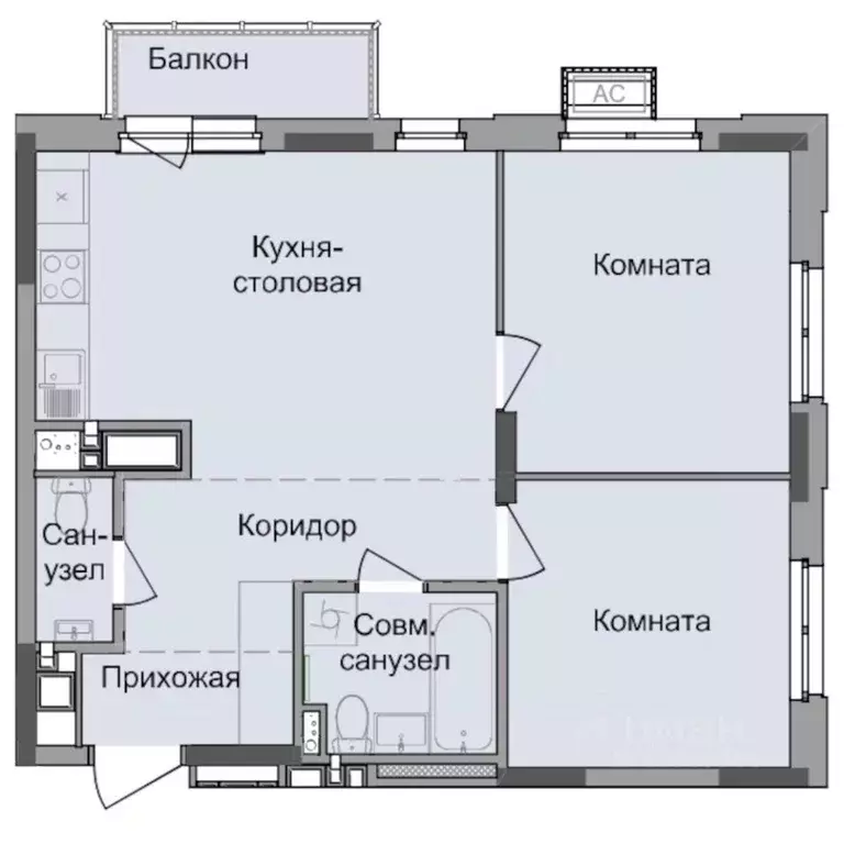 2-к кв. Удмуртия, Ижевск Северо-Западный жилрайон, 4-й мкр, Истории ... - Фото 0