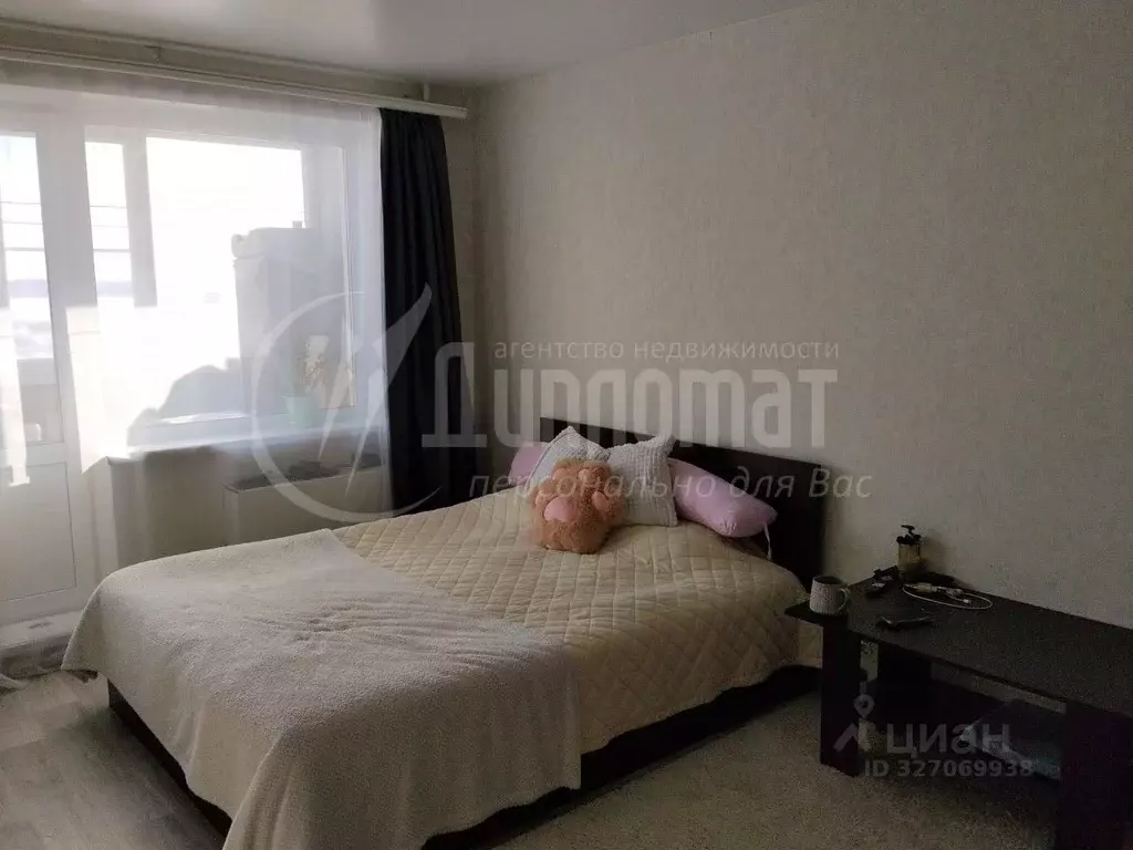 1-к кв. Курганская область, Курган Заозерный жилрайон, 5-й мкр, 17к4 ... - Фото 2