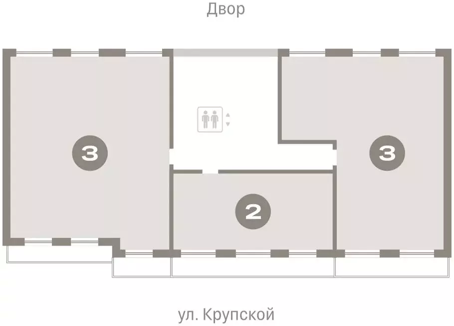 2-комнатная квартира: Омск, Кировский округ (58.55 м) - Фото 1