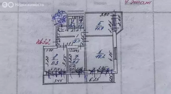 3-комнатная квартира: Махачкала, проспект Имама Шамиля, 67 (76 м) - Фото 1