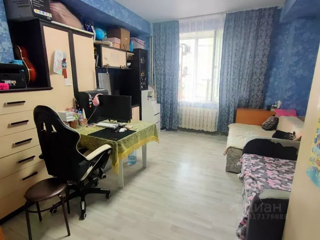 Комната Башкортостан, Уфа Инорс-1 мкр, ул. Глинки, 11 (65.0 м) - Фото 1