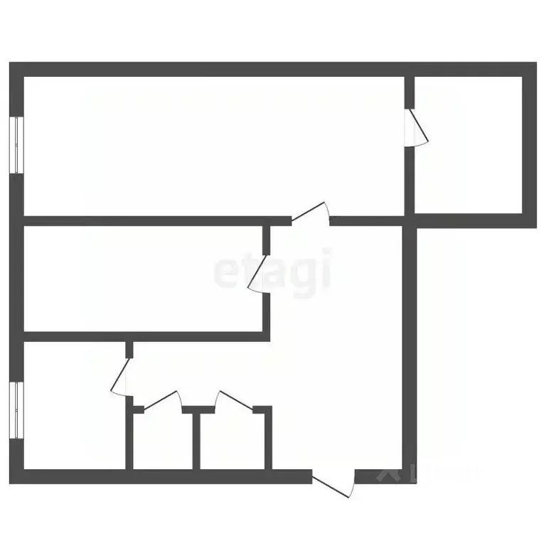 3-к кв. Челябинская область, Нязепетровск ул. Розы Люксембург, 5 (57.0 ... - Фото 2