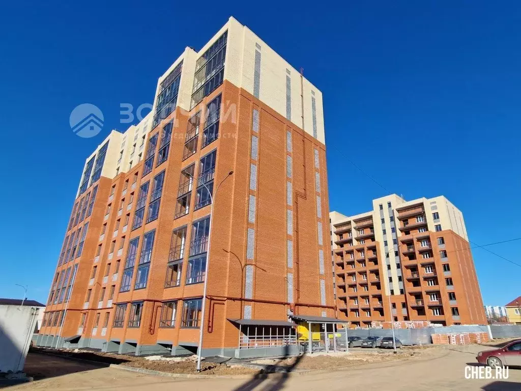 2-к кв. Чувашия, Чебоксары ул. Короленко, поз2 (62.8 м) - Фото 0