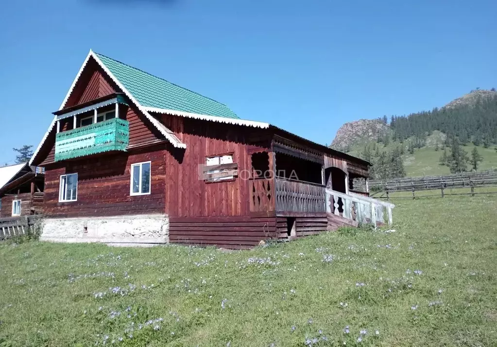 Дом в Алтай, Усть-Канский район, с. Верх-Ябоган ул. Ойношева (109 м) - Фото 2