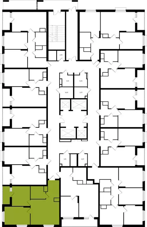 2-комнатная квартира: Тула (56.88 м) - Фото 2