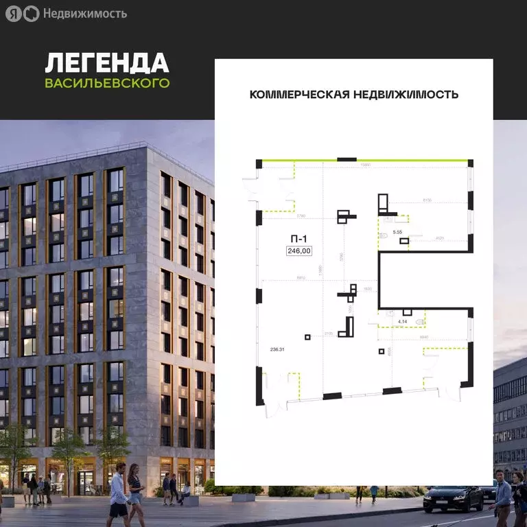 Помещение свободного назначения (246 м) - Фото 1