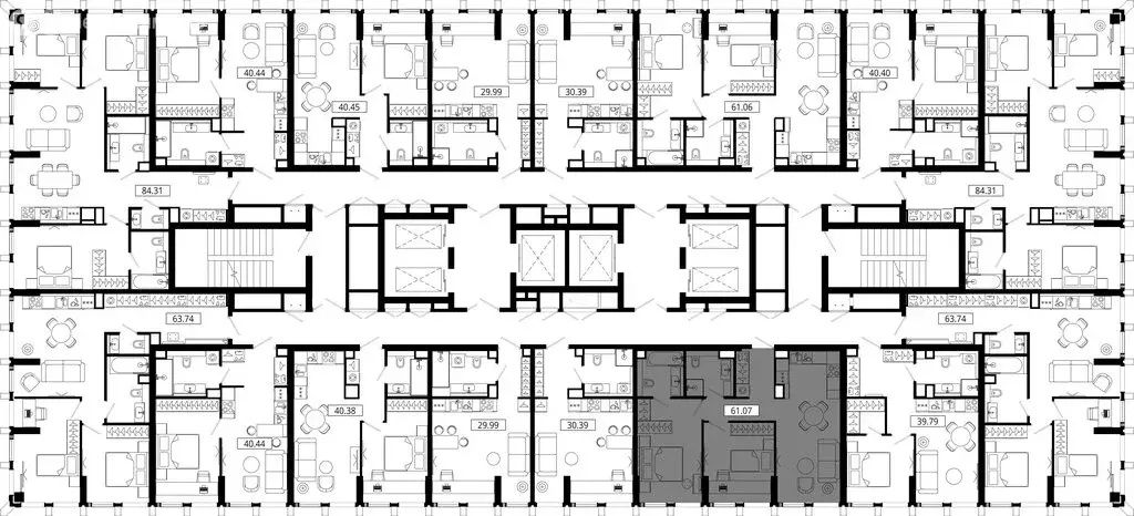 2-комнатная квартира: Москва, 4-я улица Марьиной Рощи, 12к3 (61.78 м) - Фото 1