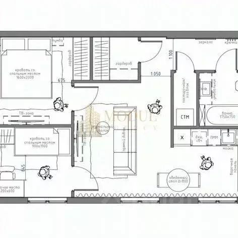 3-к кв. Татарстан, Казань Черноморская ул., 11 (51.4 м) - Фото 2
