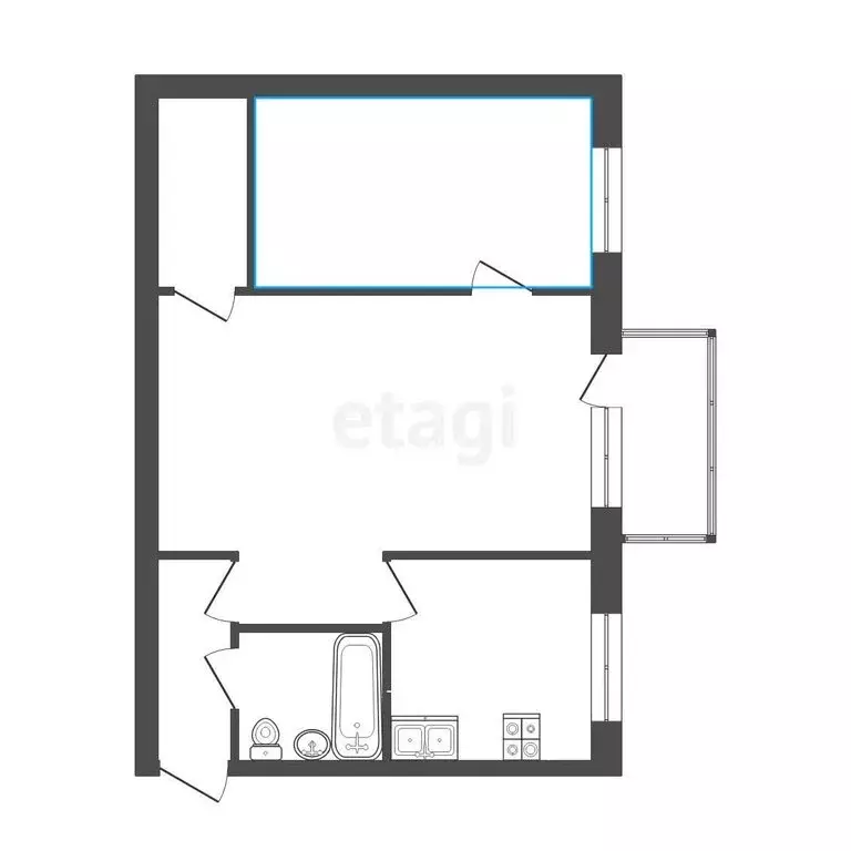 2-комнатная квартира: Петропавловск-Камчатский, Советская улица, 48 ... - Фото 1