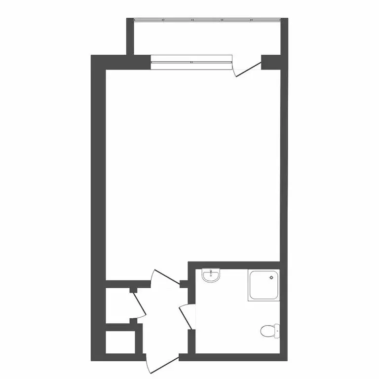 Квартира-студия: Тюмень, улица Республики, 237 (14 м) - Фото 0