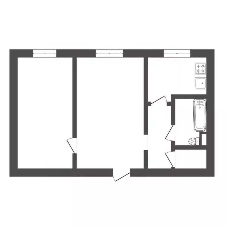 2-к кв. Амурская область, Благовещенск городской округ, с. Садовое ул. ... - Фото 2
