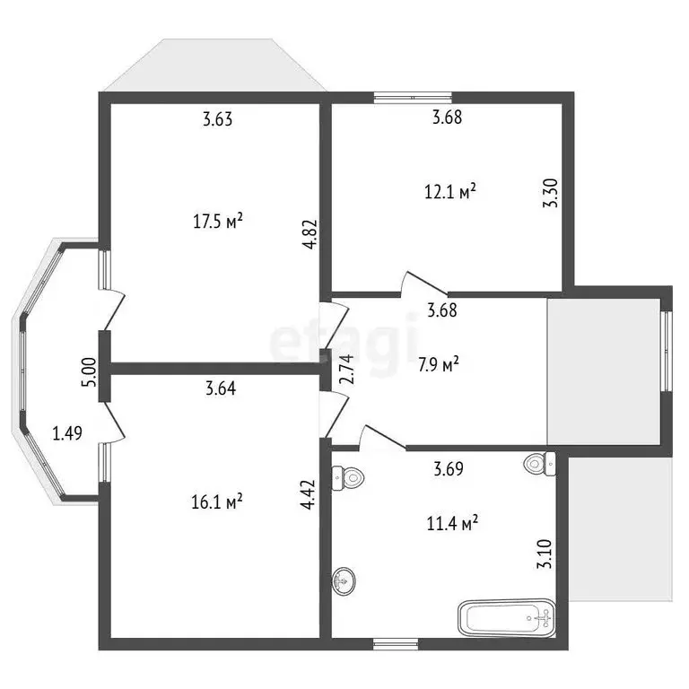 Дом в посёлок Шапки, Нестеровская улица (148.7 м) - Фото 2