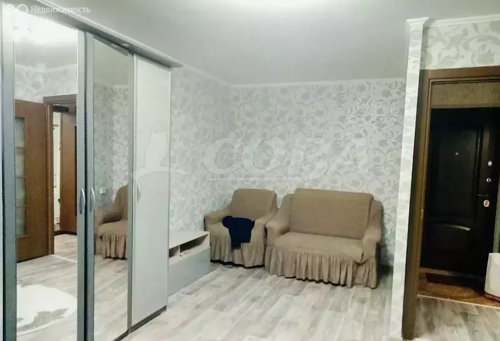 1-комнатная квартира: Тюмень, микрорайон Мыс, Судоремонтная улица, 21 ... - Фото 1