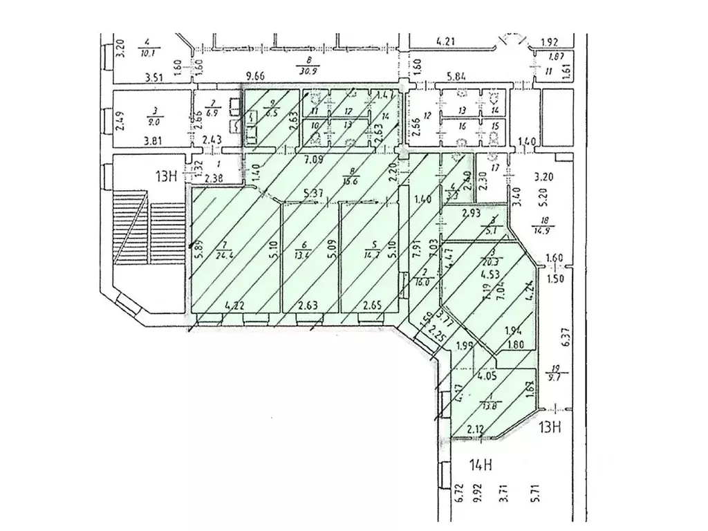 Офис в Санкт-Петербург Малая Конюшенная ул., 1-3 (144 м) - Фото 1